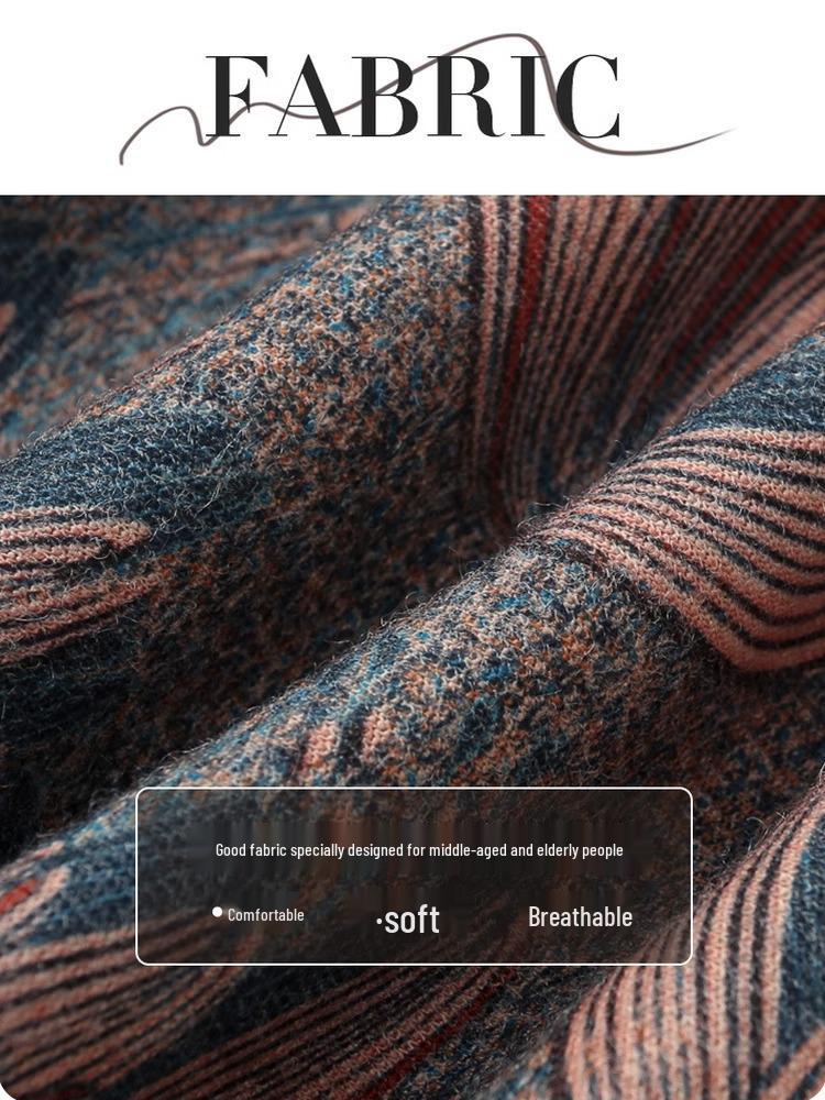 Warm Winter Knitwear: Fleece-Cardigans & Thick Sweaters for Senior Women