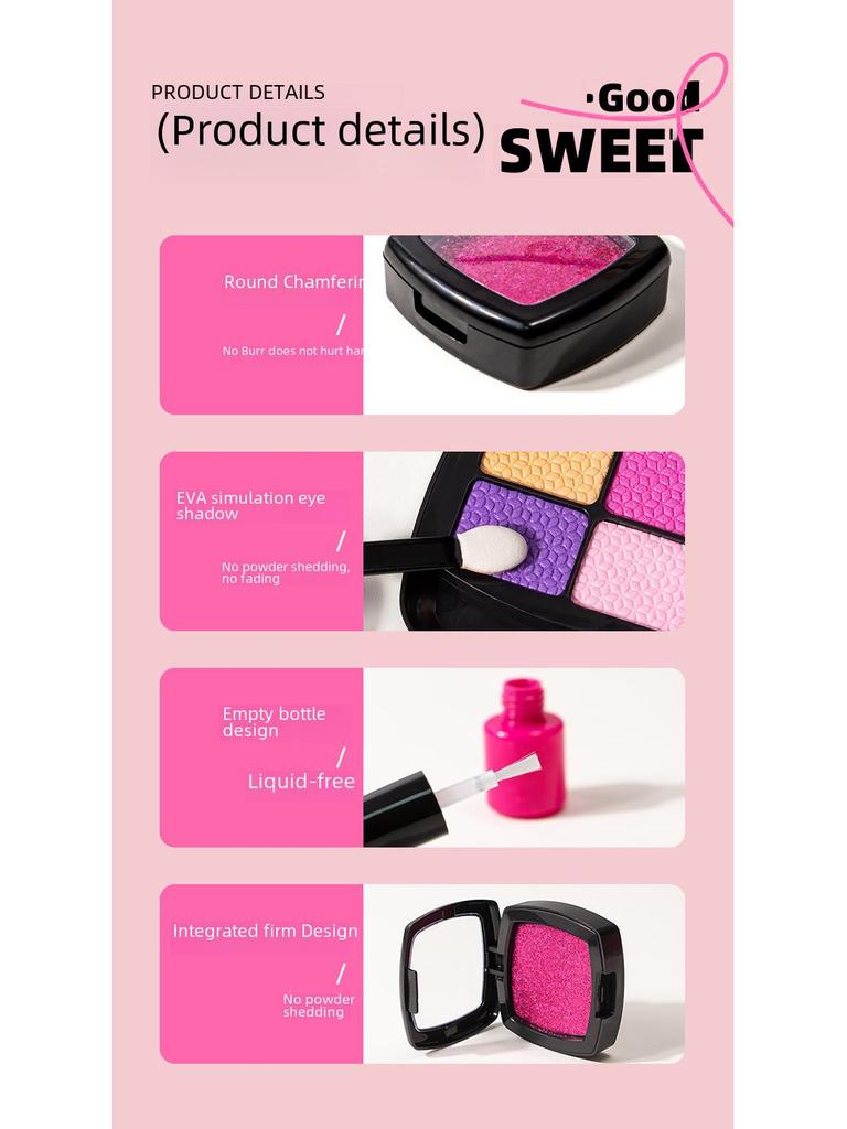 2025 Cross-Border Girl's Toy Makeup and Dressing Set