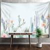 Vintage Green Tropical Plants Tapestry Wall Hanging Psychedelic Witchcraft Mystery Dorm Living Room Home Decor
