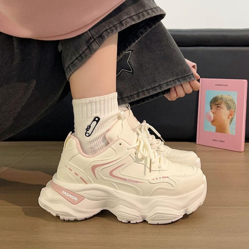 New women's shoes versatile platform ins dad shoes autumn high-value small fragrant sports casual shoes