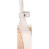 J&MDavidson BASKET M Raffia/Leather Basket Bag Tote Bag Natural / whiteUsed