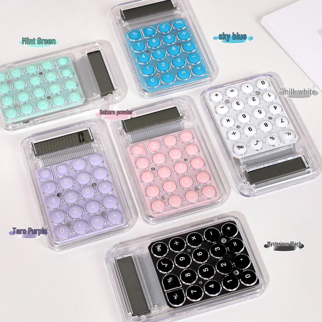 Mini Portable Candy Color Calculator for Students - Exam & Study Friendly Handheld Gift