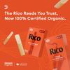 Rico D'Addario WoodWinds Reed for Baritone Saxophone RLA2525 25 Sheets