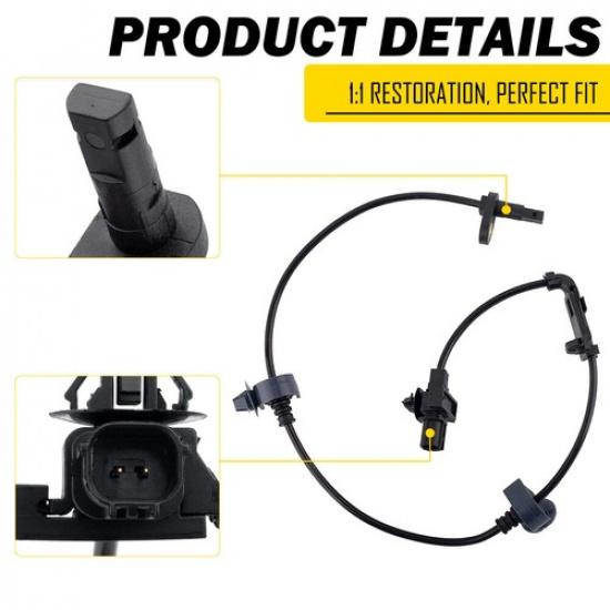 2Pcs Front Right + Left ABS Wheel Speed Sensor For 2006-2011 Honda Civic