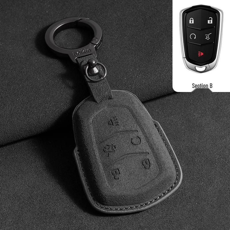 Cadillac Key Case: Compatible with CT5, CT4, Lyriq, XT4, XT5, and XT6 Key Fob Pouches.