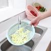 Large Double-Layer Vegetable & Rice Washing Basket Set - Multi-Use Kitchen Drainer