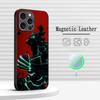 Kaiju No 8 Japan Hot Anime Phone Case For iPhone 16 15 14 13 12 11 Plus Pro Max  High-end Luxury Magsafe Sheepskin