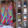 Women's Fashion Casual Sleeveless V Neck Blouses & Shirts