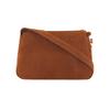 Tory Burch Romy Classic Logo Suede Shoulder Bag Medium Women shoulder bag Camel 177365-200