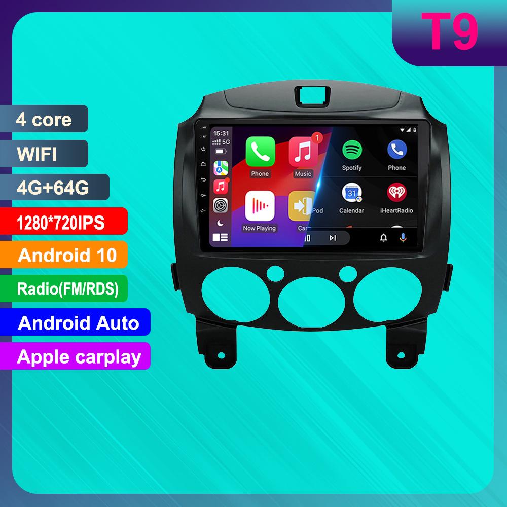 Mazda 2 (2007-2014) Android GPS Navigation System with Bluetooth & CarPlay