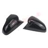 ABS 2x Mirror Cover Car Side Rearview Mirror Cap Cover Shell Sticker Black for Renault Zoe Pre-facelift 2012-2018