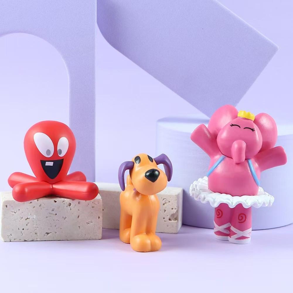 Entzückendes Pocoyo Zinkia Plüschfiguren-Set Enthält Bunte Elefanten- und Entenspielzeuge