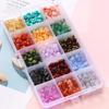 750pcs/Box Imitation Natural Stone Beads Irregular Acrylic Spacer Loose Beads Set for Bracelet Necklace DIY Jewelry Making