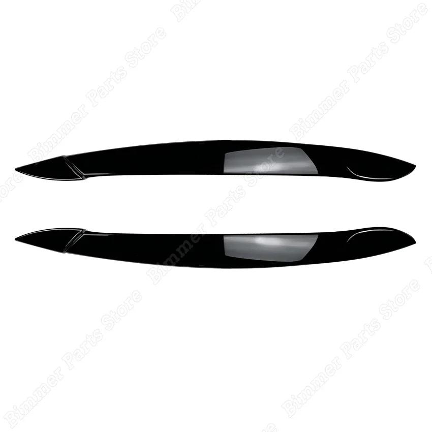 

Car Front Headlight Eyebrows Eyelid Lid Trim Lamp Cover Sticker for BMW X5 E70 30d 48i 30i 35d 40d 30d 50i 35i M50d 2006-2013 Gloss Black
