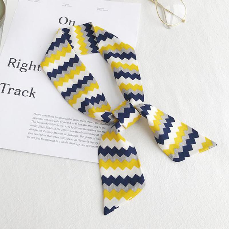 Buy MultiUse Fashion Faux Silk Scarf Twilly Wrist Head Band Bag Ribbon