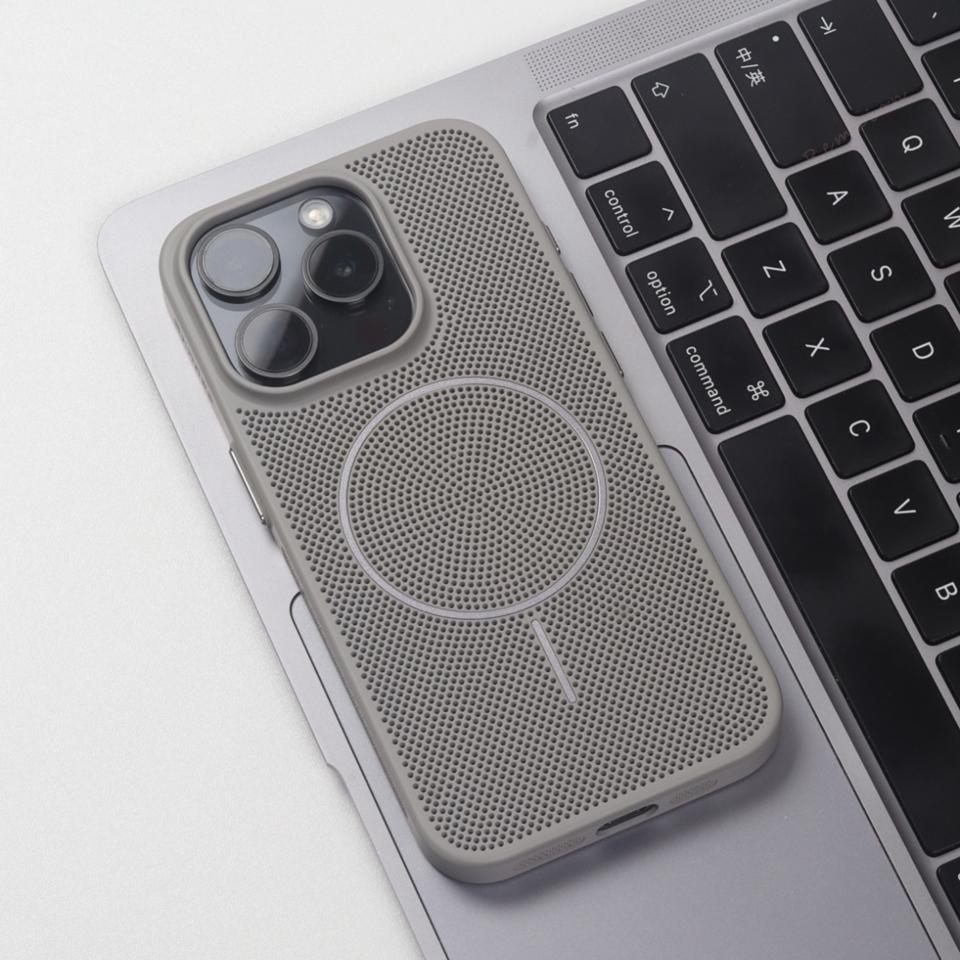 Cute Magnetic Heat Dissipation Phone Case for iPhone 14 15 16 Plus 11 12 13 16 Pro Max Matte Magsafe Charging Shockproof Cover