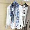 Jiangnan Water Township Suzhou Ink Painting Silk Scarf Female Versatile Chinese Wind Xiaoqiao Flowing Water Mulberry Silk Silk Silk Scarf Square Scarf