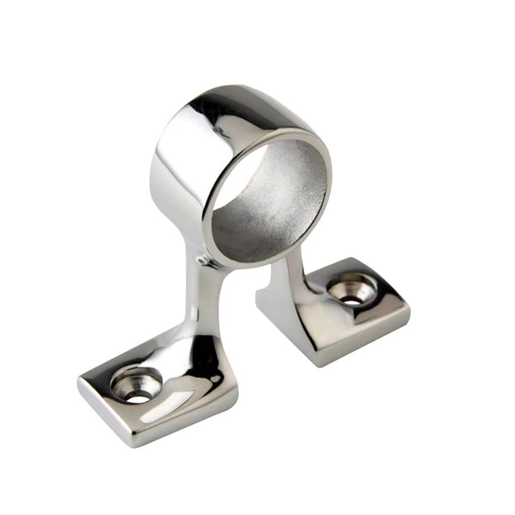 Stainless Steel Hand Railing Fitting Center Bracket for 25mm Tubing Stable Suitable for Watercrafts Marine Boat