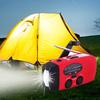 Solar Emergency Radio with LED Flashlight SOS Alarm Weather Forecast Emergency Crank AM/FM Radio USB Mobile Phone Charger