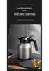 Premium Titanium Stewing Teapot with Smart Temperature Display – Large Capacity Household Thermos for Health-Conscious Tea Brewing