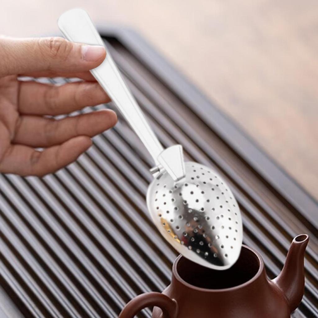 Tea Infuser Spoon Stainless Steel Tea Diffuser Egg Clip Tea Infuser Loose Tea Brewer for Filtering Tea Leaves and Coffee