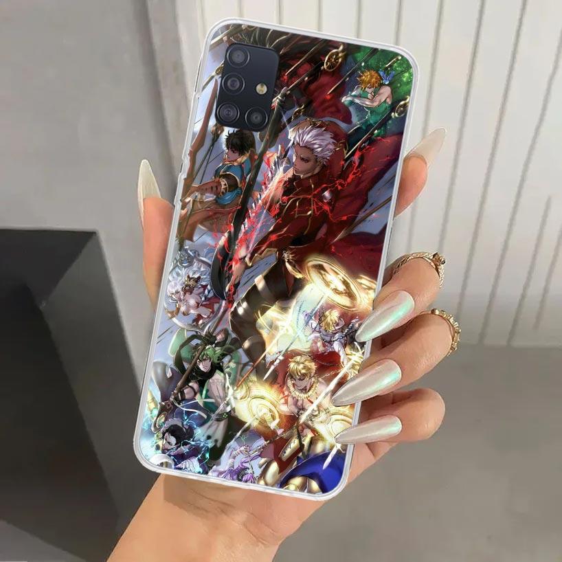 Fate Zero Stay Night Saber Phone Case for Samsung Galaxy A52 A32 A22 A12 A02S A50S A30S A10S Note 20 Ultra 10 Plus S10 A31 A20 A