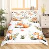 3D Cartoon Fox Pattern Bedding Set Home Decoration Duvet Bedding Gift for Children and Teenagers