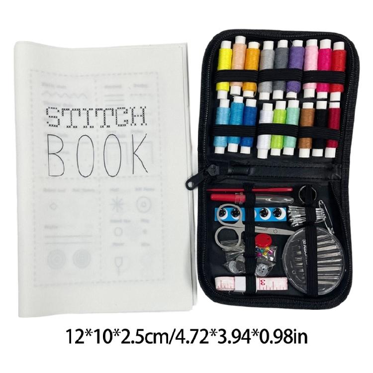 Handmade Stitching Tutorial Journal Cotton Linen Page Multiple Sewing Guide Travel Friendly