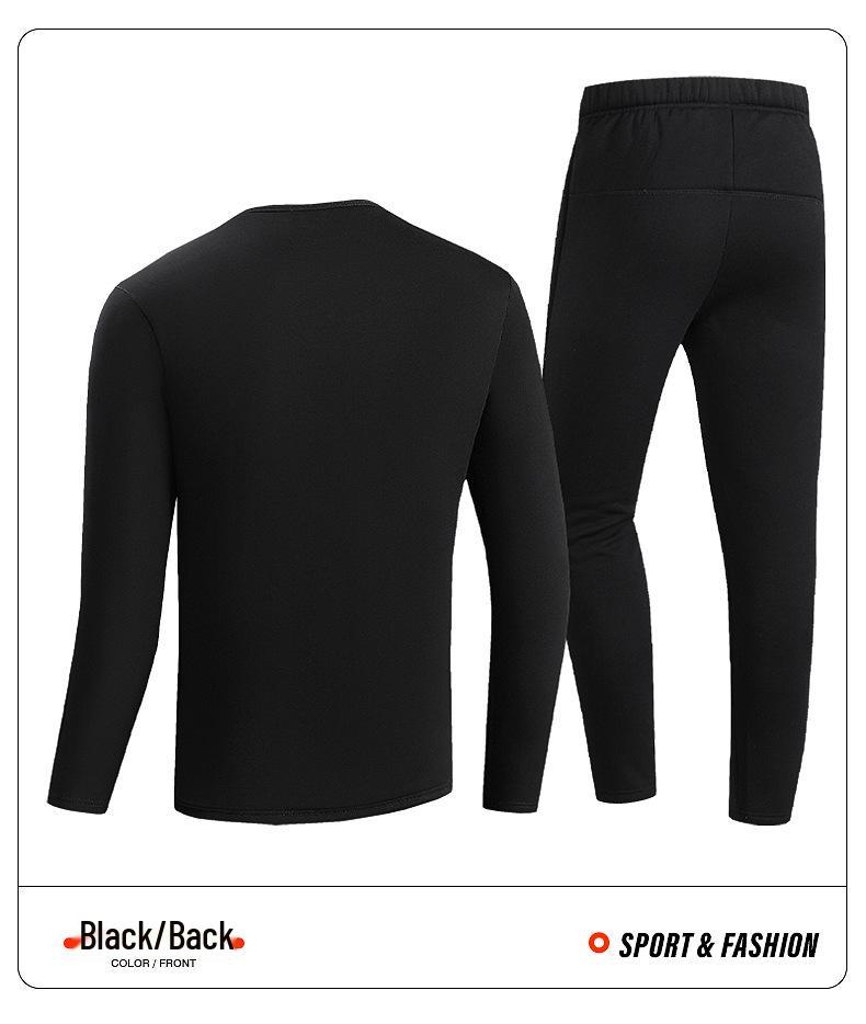 Men's Smart Heated Hoodie & Pants Set - USB Dual Control Carbon Fiber, 18-Zone Warm Cotton Outdoor Wear