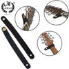 Botão de Suporte para Correia de Guitarra de Couro Portátil Durável M MBAT com Trava Segura com Fixador Metálico Forte Encaixa Acima do Braço na Cabeça
