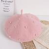 1 Pcs Fashionable New Princess Girl's Hat, Shell Cap, Ray Cap, Cute Pearl Bear Cap, Spring and Autumn Winter LXY