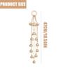 Wood Garden Wind Chimes Golden Bells Ornaments For Patios Balcony Decoration Harmonious Tones