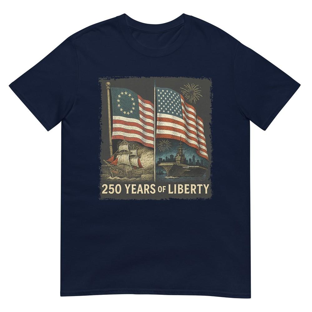 Betsy Ross Flag 250 Years Of Liberty 250th Birthday Tshirt S