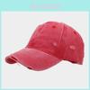 Classic Baseball Cap For Men Women With Water Wash Retro Style Sun Protection Adjustable Fit