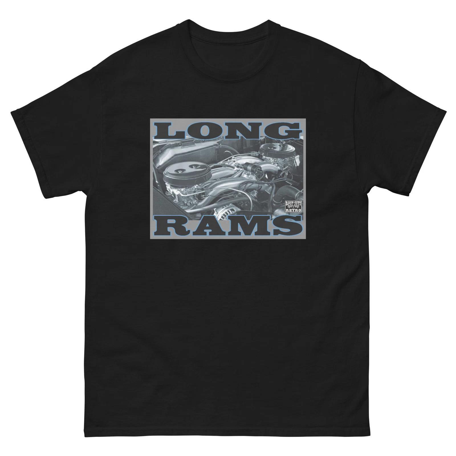 

LONG RAMS T-Shirt by RACE CITY RETRO BIG BLOCK MOPAR 413 426 300 S
