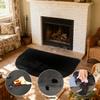 Indoor Fireplaces Mat Outdoor Flame Resistant Pad Nonslip Fiberglass Floor Protections Rug Mat Wood Stove Pad Easy to Use