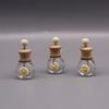 8ml Car Perfume Bottle, Cute Chrysanthemum Glass Air Vent Clip, Creative Vehicle Aroma Diffuser Decor