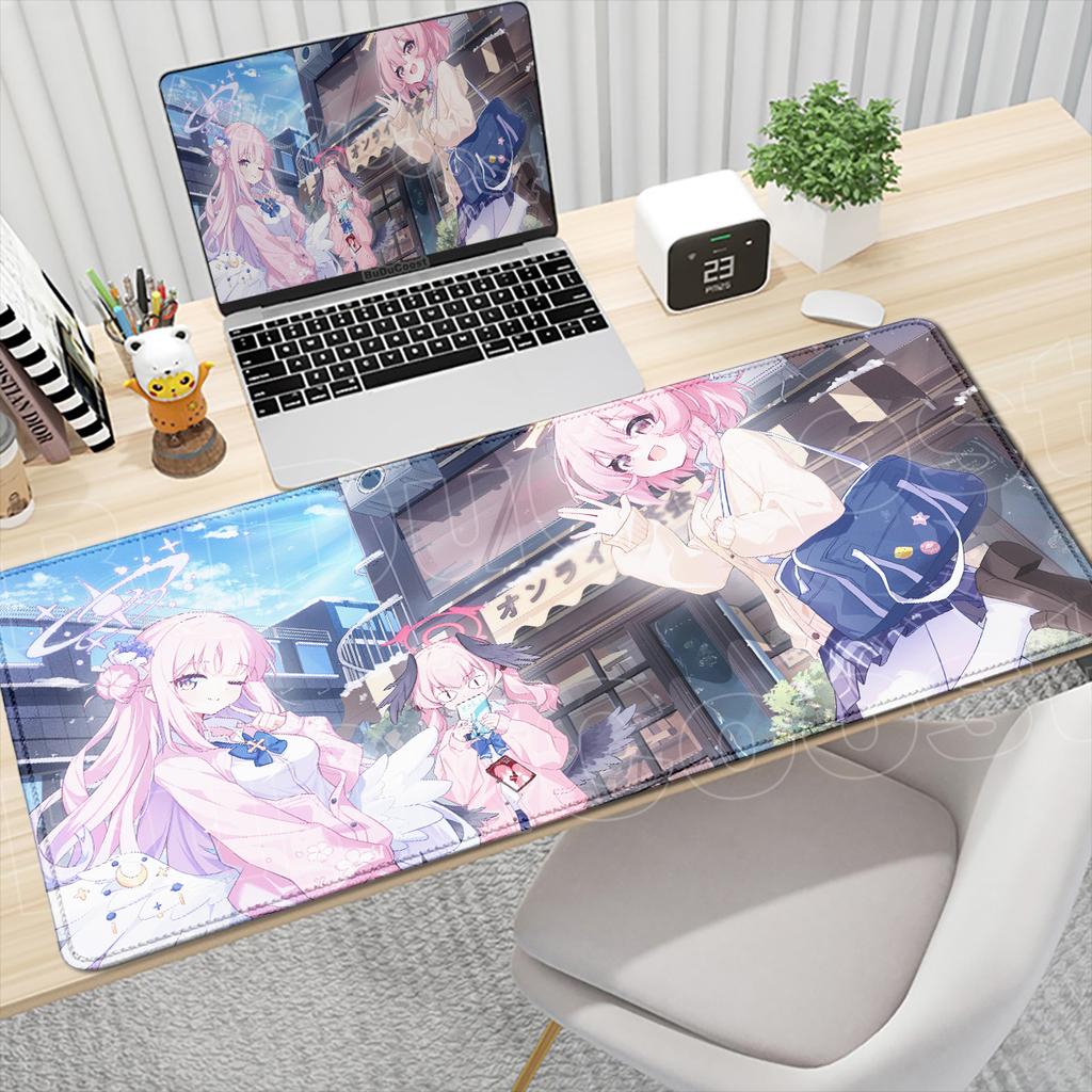 HD Blue Archive Misono Mika Printing Mousepad desktop protection pad Office accessories Non-slip Keyboard Mat desk organizers