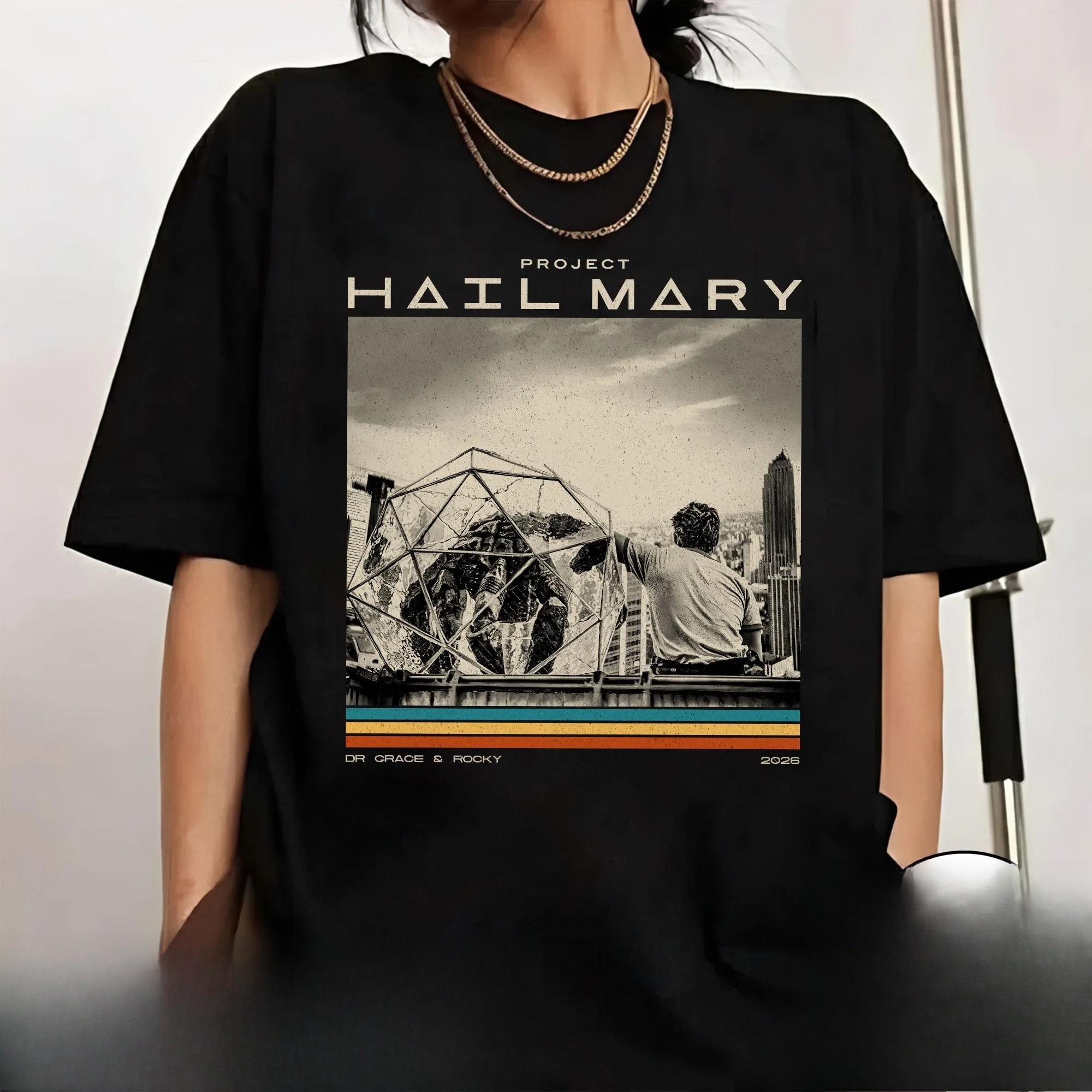 

Project Hail Mary 2026 Unisexs and WOMENs Summer Cotton TShirts Comfortable HighQuality Inspired By Y2K S