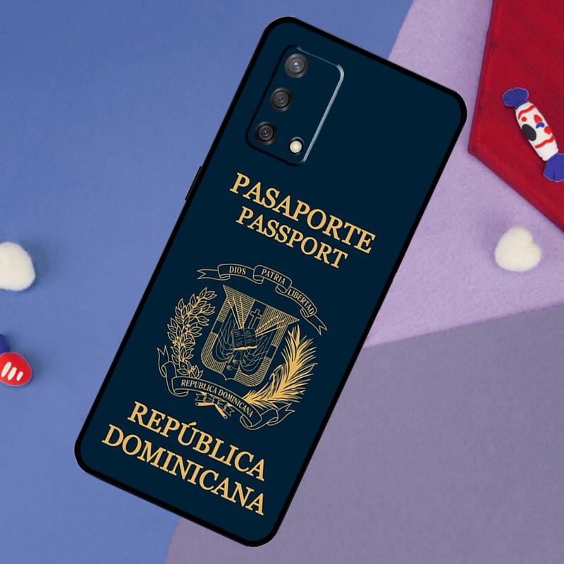 Dominican Republic Flag Case For OPPO A57S A54S A96 A76 A16 A5 A9 A53 A15 A17 A18 A58 A78 A98 A52 A72 A54 A74 A94