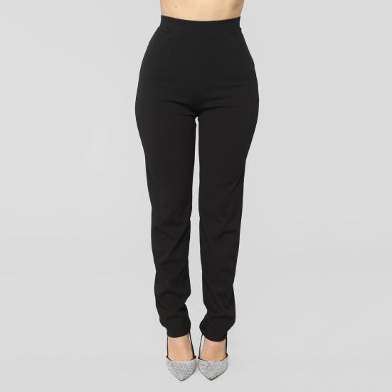 2 Pcs/Set Lady Formal Coat Pants Set Long Sleeves Slim Fit