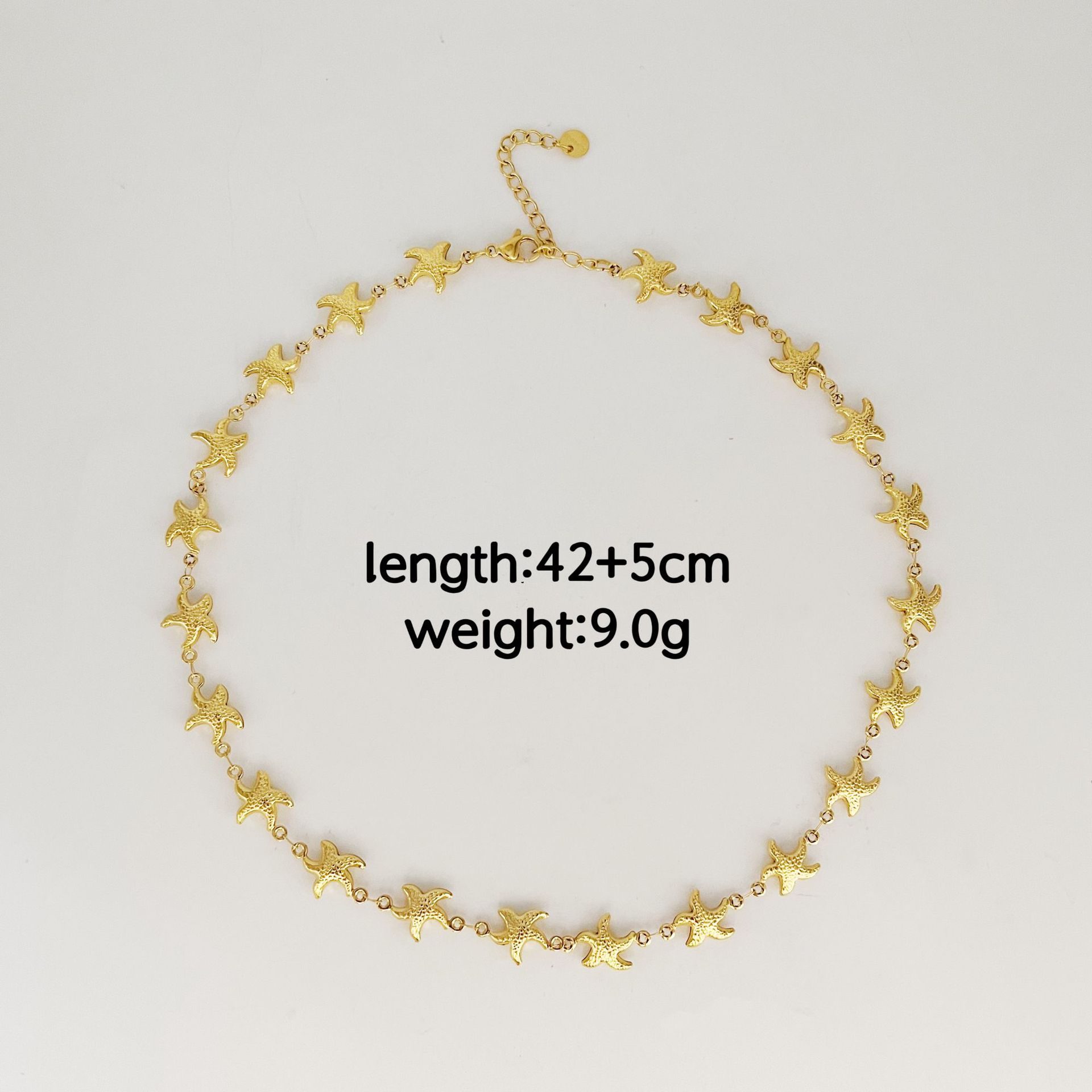 

Summer Shell 18K Gold Stainless Steel Necklace, Wind Shell Conch Necklace