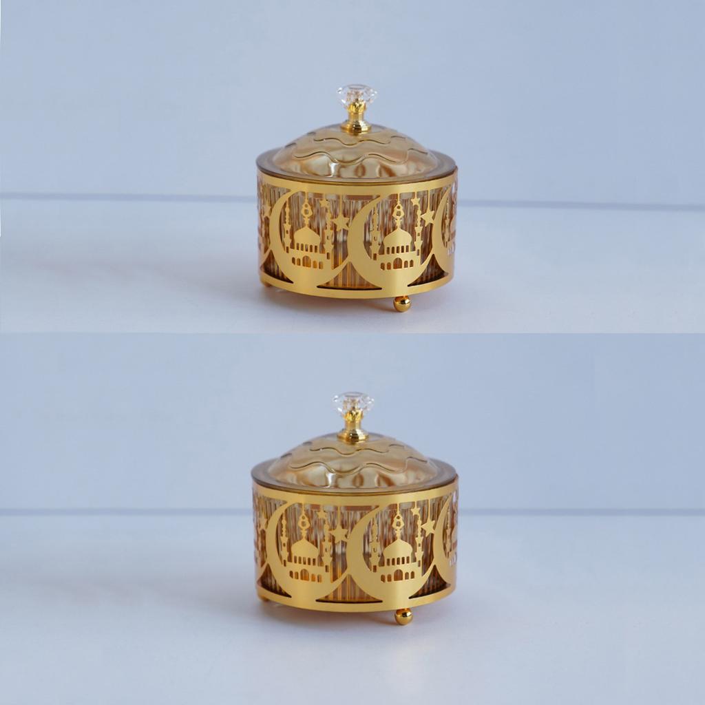 Taca na słodycze Motyw festiwalowy Eid Talerz ekspozycyjny Taca do serwowania słodyczy Metalowa faktura na spotkania domowe i dekoracje świąteczne