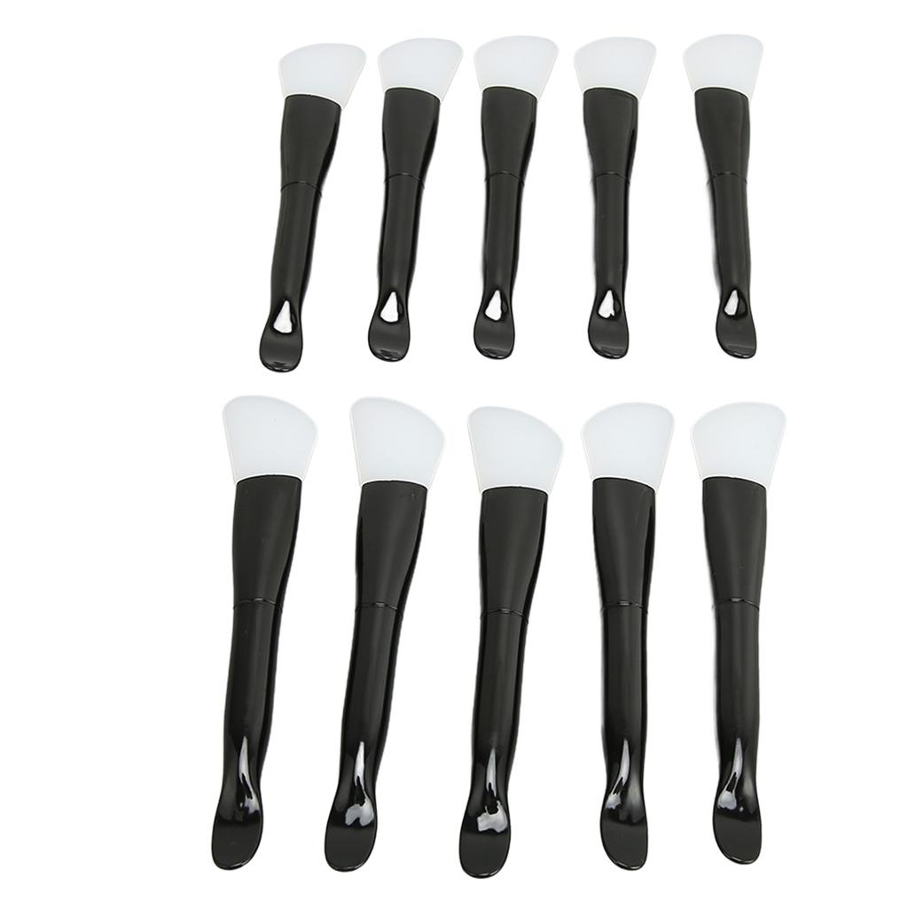 10pcs Silicone Facial Mask Brush Professional Home Beauty Salon Double Ended Mud Mask Applicator