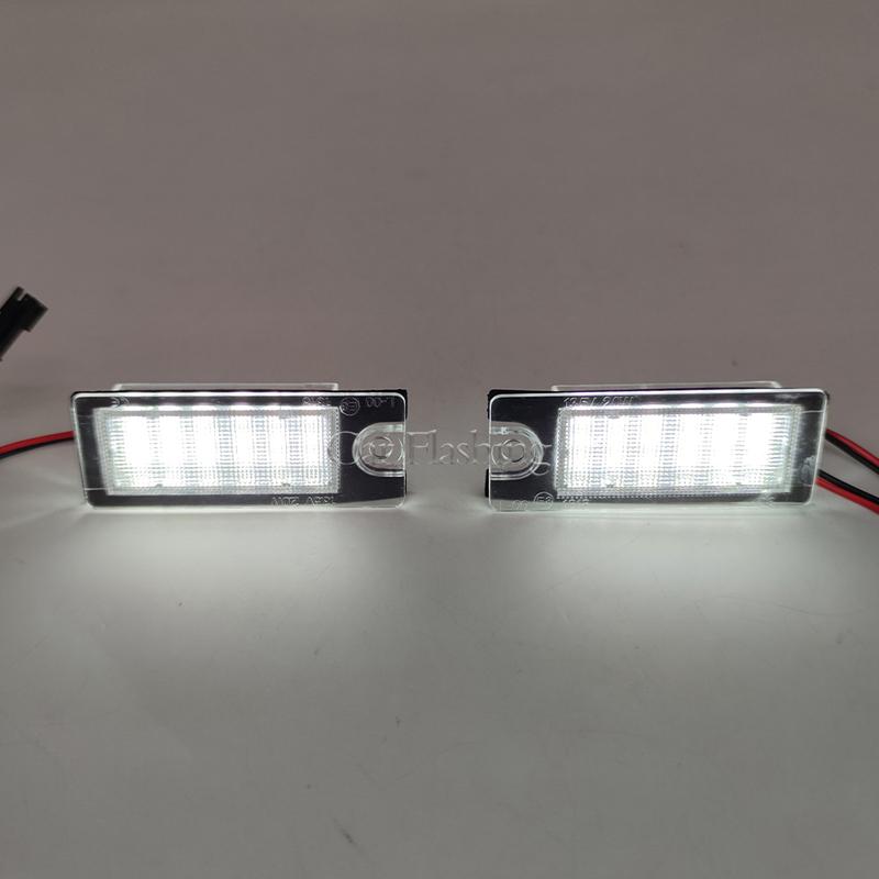 NO Error Canbus LED Number Plate Lamp for Volvo V70 2001-2007 XC70 XC 70 90 S60 S80 3528-SMD LED License Plate Light
