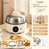 Electric bunk egg cooker, steamer for cooking eggs and making omelettes, household kitchen appliance for breakfast