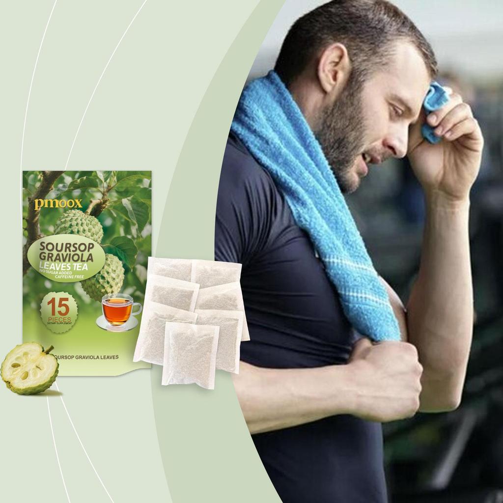 Premium Soursop Leaf Tea Bags, Individually Packaged, Natural Daily Body Support & Care