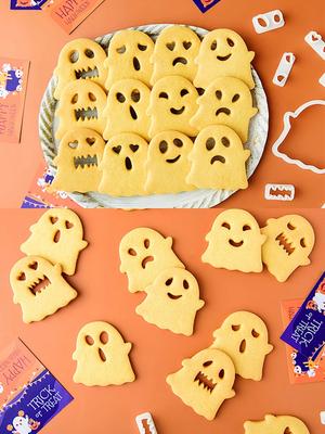 Cartoon Halloween Süßer Ausdruckstausch Ausstecher Drückbare Keksform DIY Küchenbacken Backzubehör
