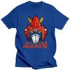 Chogokin Vintage Mecha Print Men's Black T-Shirt High Quality 100% Cotton High Quality VOLTES V Team Robot Japan