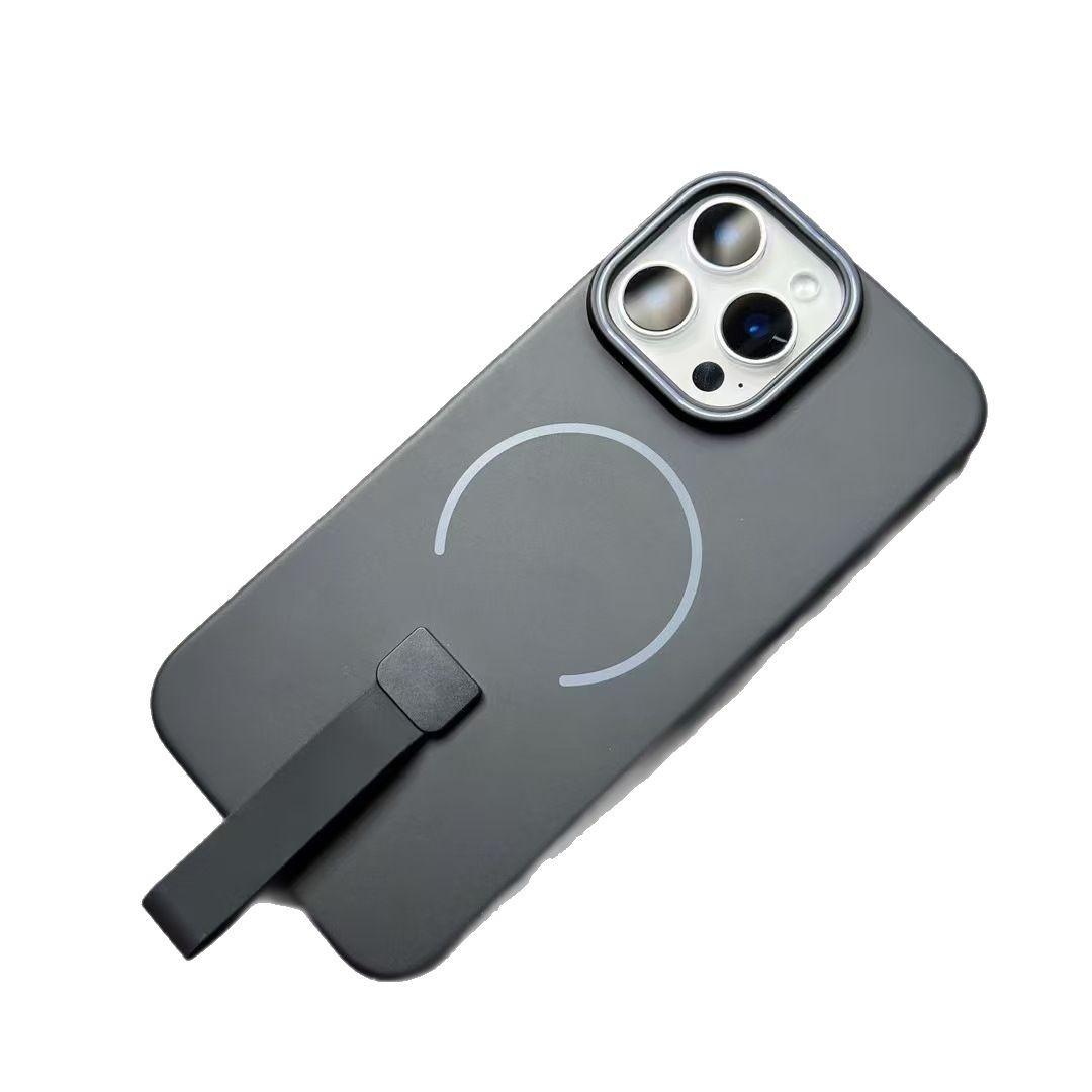 

Подходит для IPhone16promax Наручный ремешок ПК Матовый Тонкий Кольцо Магнитная Адсорбция IPhone15/14 Противоударный Защитный Чехол Apple 11ProMax